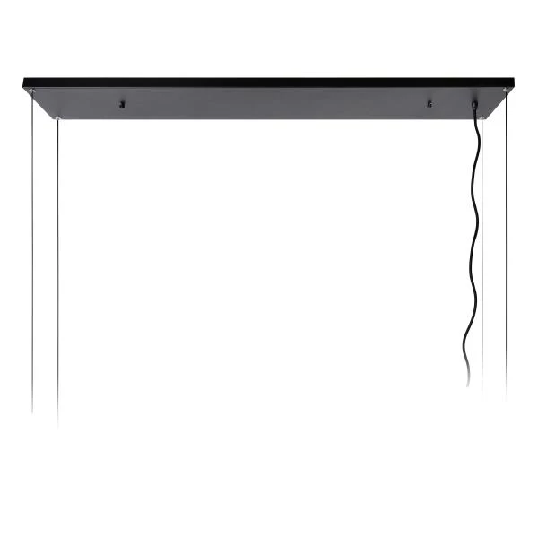 Lucide MIRAVELLE - Pendant light - 6xGU10 - Black - detail 1